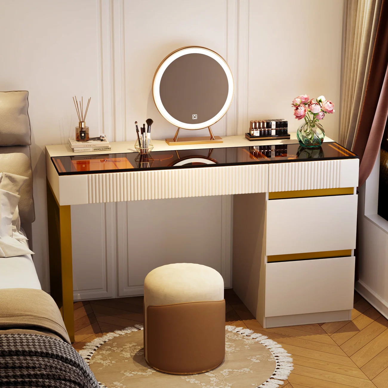 The Beaumont Makeup Vanity