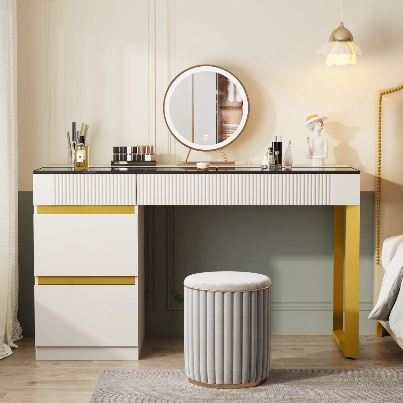 The Beaumont Makeup Vanity