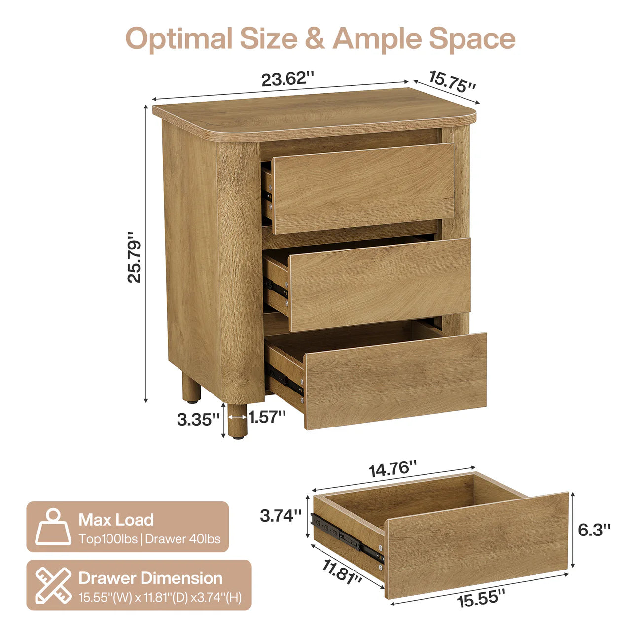 The Rowan Nightstand