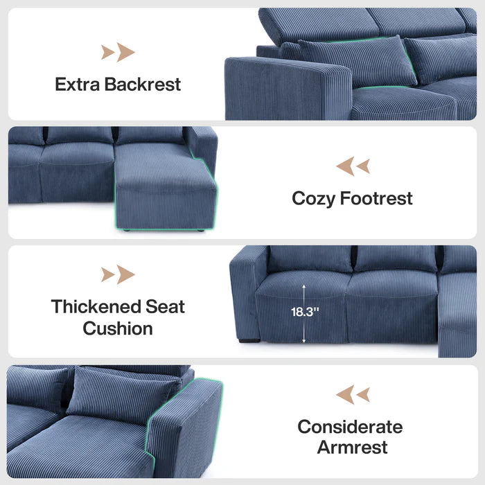 The Azure Sectional Sofa